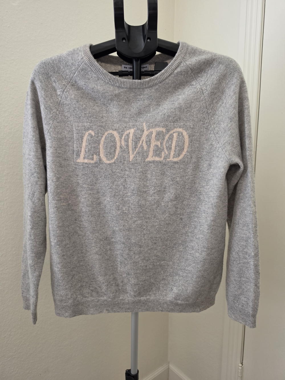 The Cashmere Project Loved 100% Cashmere Gray Sweater Size L